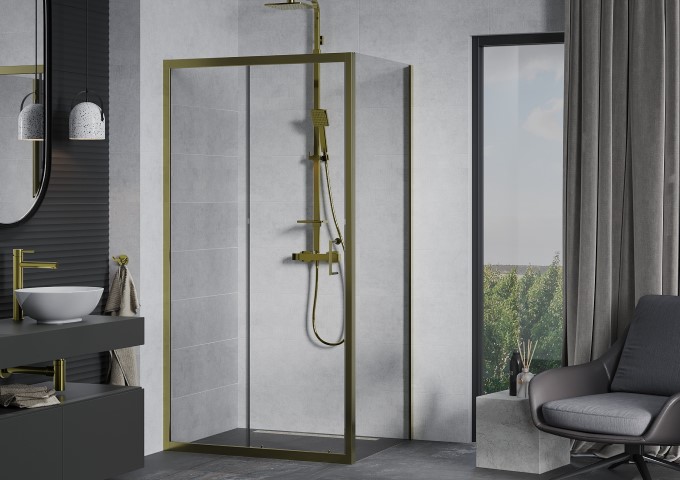 Seifenspender flüssige Seife Gold